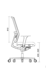 Görseli galeri görüntüleyicisinde aç, Me Too Çalışma Sandalyesi - Siyah - Image 2