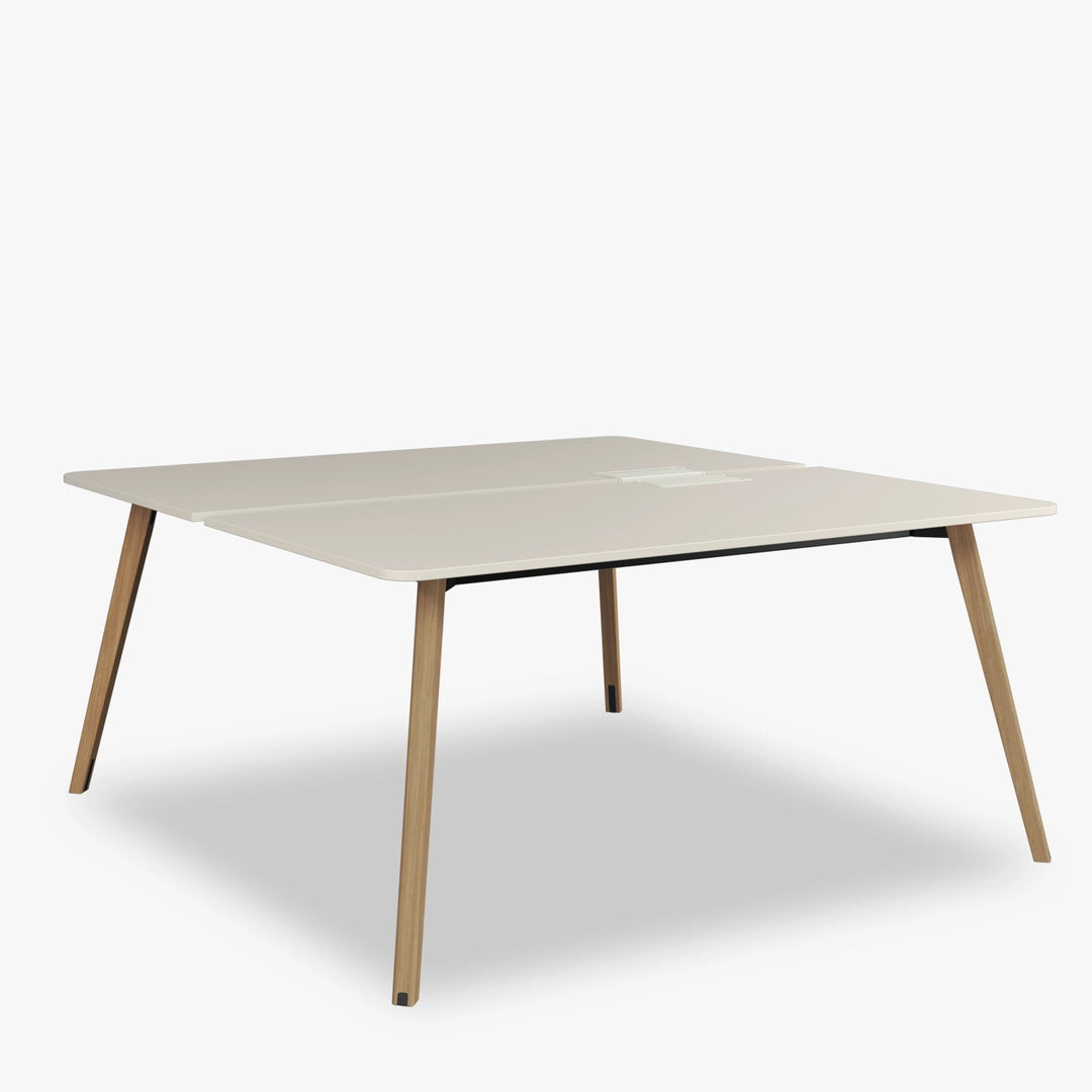 Pila Wood Elektrifikasyonlu İkili Çalışma Masası - Image 8