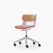 Lucrezia Ahşap Sırt Minderli Çalışma Sandalyesi - Image 1