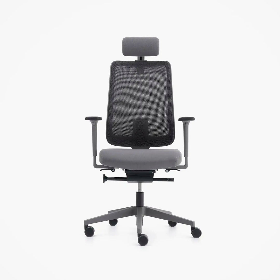 Mou Pro Front Tilt Çalışma Sandalyesi - Başlıklı - Antrasit - Image 6