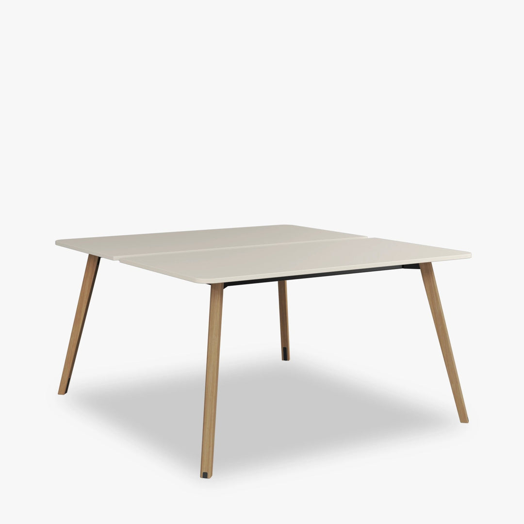 Pila Wood İkili Çalışma Masası - Image 1