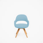 Görseli galeri görüntüleyicisinde aç, Flora Çalışma Sandalyesi - Ahşap Ayak - Image 10