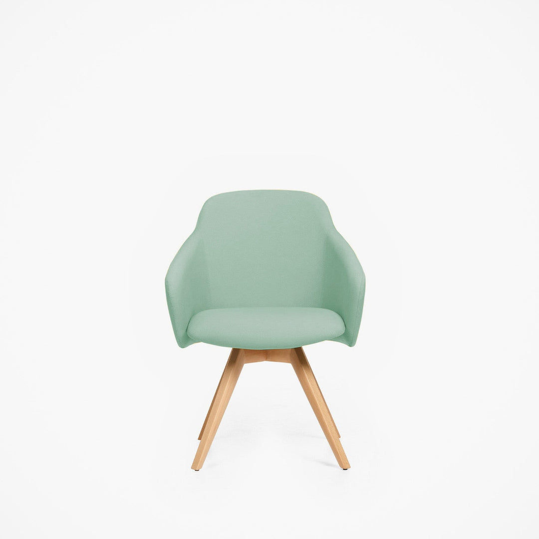 Toya Orta Sırt Çalışma Sandalyesi - Sabit Ayak - Ahşap - Image 16