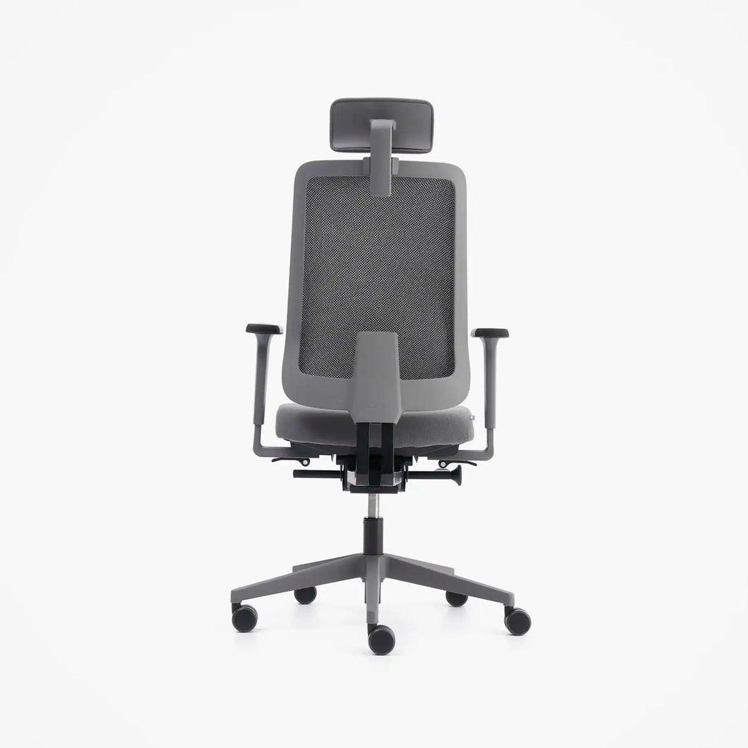 Mou Pro Front Tilt Çalışma Sandalyesi - Başlıklı - Antrasit - Image 2