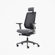 Mou Pro Front Tilt Çalışma Sandalyesi - Başlıklı - Antrasit - Image 8