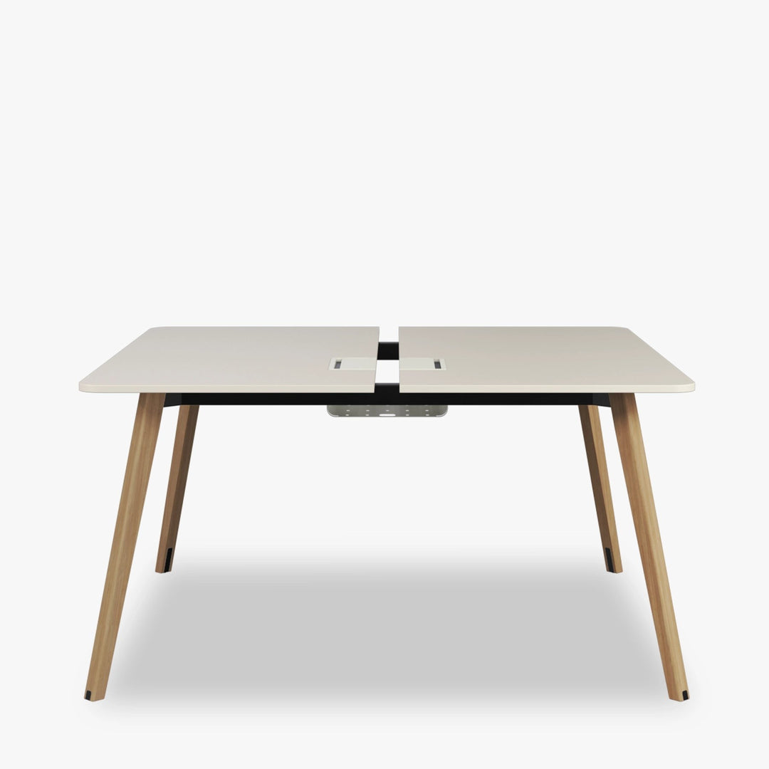Pila Wood Elektrifikasyonlu İkili Çalışma Masası - Image 3