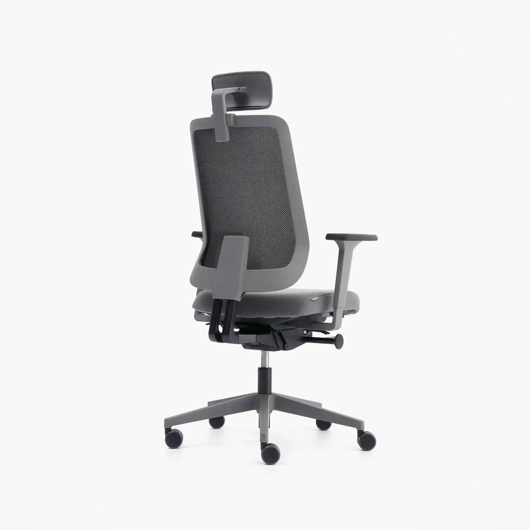 Mou Pro Front Tilt Çalışma Sandalyesi - Başlıklı - Antrasit - Image 3