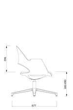 Görseli galeri görüntüleyicisinde aç, Flora Çalışma Sandalyesi - Sabit Ayak - Image 20