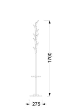 Görseli galeri görüntüleyicisinde aç, Leaves Şemsiye Tutuculu İkili Askılık - Image 11