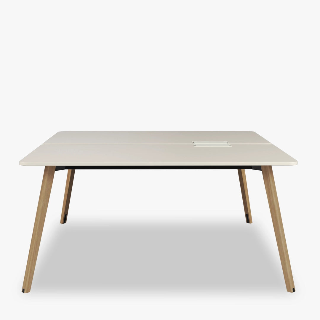 Pila Wood Elektrifikasyonlu İkili Çalışma Masası - Image 4