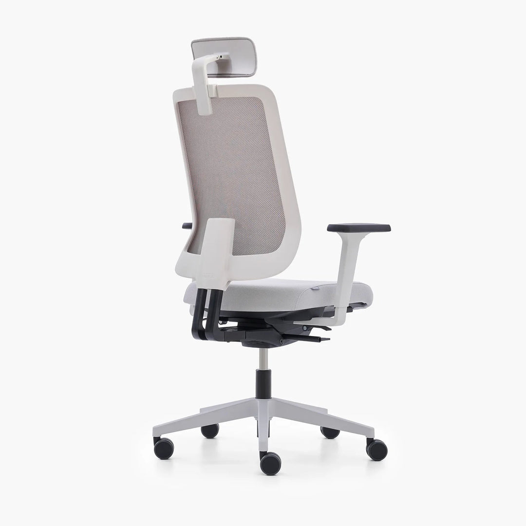 Mou Pro Çalışma Sandalyesi - Başlıklı - Gri - Image 5