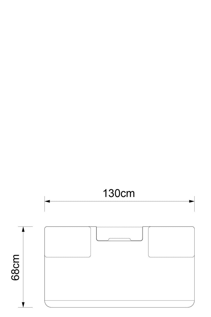 Renée High Çekmeceli Ahşap Çalışma Masası - Image 5