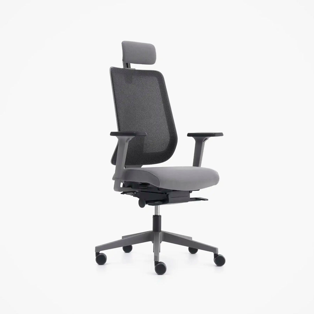 Mou Pro Front Tilt Çalışma Sandalyesi - Başlıklı - Antrasit - Image 5
