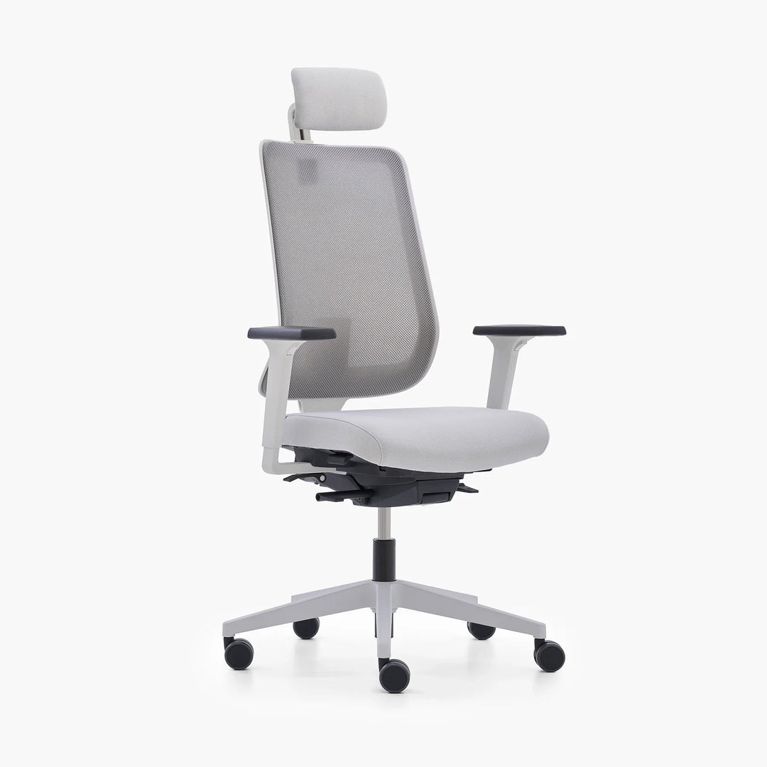 Mou Pro Çalışma Sandalyesi - Başlıklı - Gri - Image 6