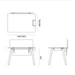 Görseli galeri görüntüleyicisinde aç, Pila Wood Çalışma Masası - Image 19