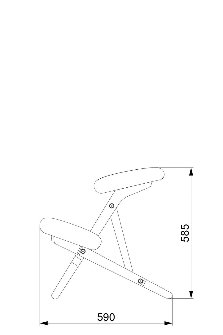 Matilda Kneeling Sabit Sandalye - Image 43