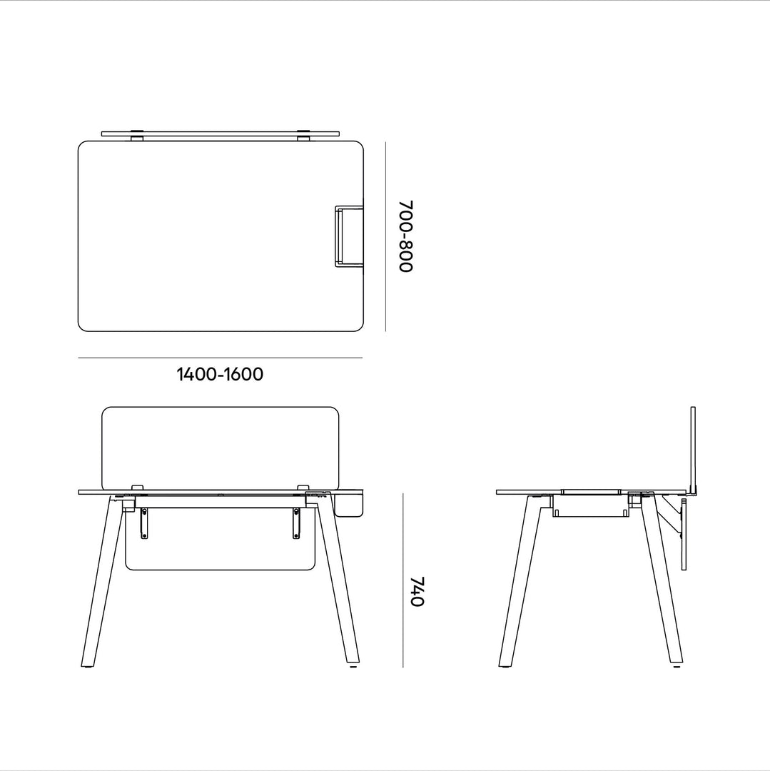 Pila Wood Çalışma Masası - Image 12