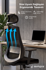 Görseli galeri görüntüleyicisinde aç, Suns Ergonomik Fileli Çalışma Koltuğu