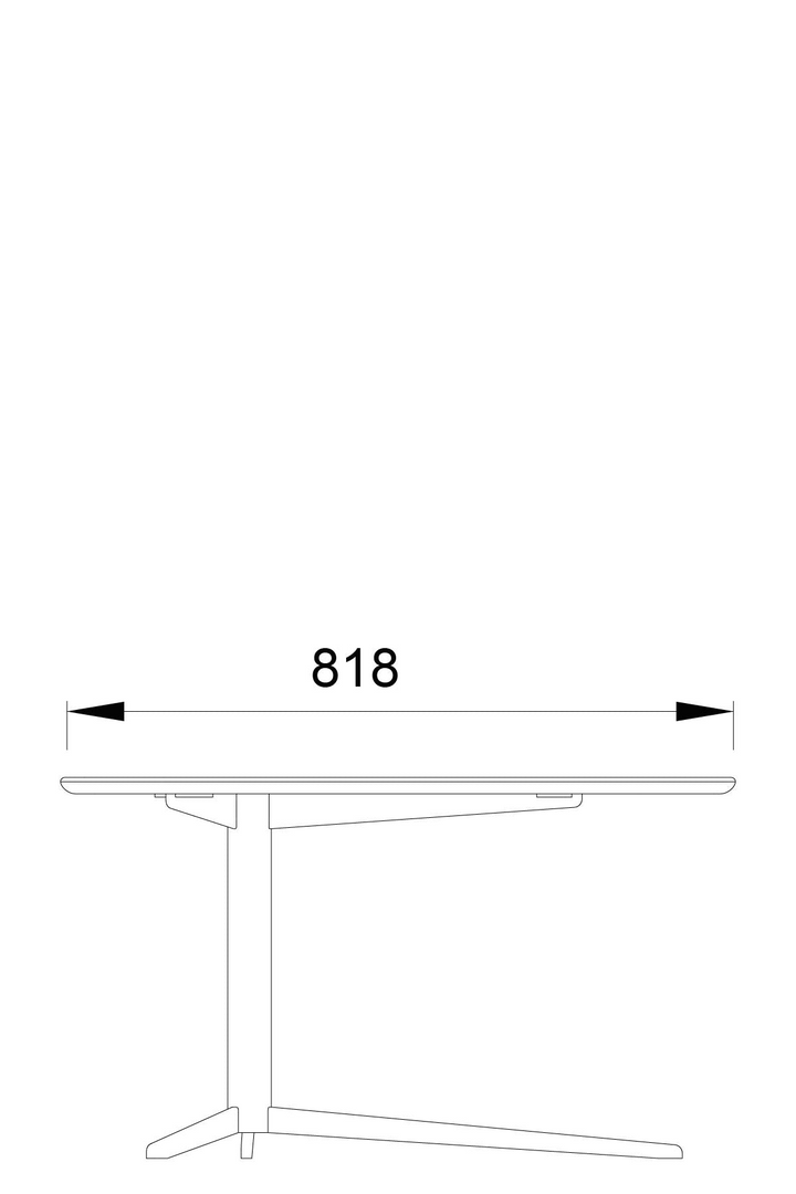 Aqua Geometrik Yan Sehpa - Orta